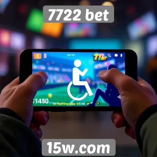 Acessibilidade de jogos em dispositivos móveis no 7722 bet